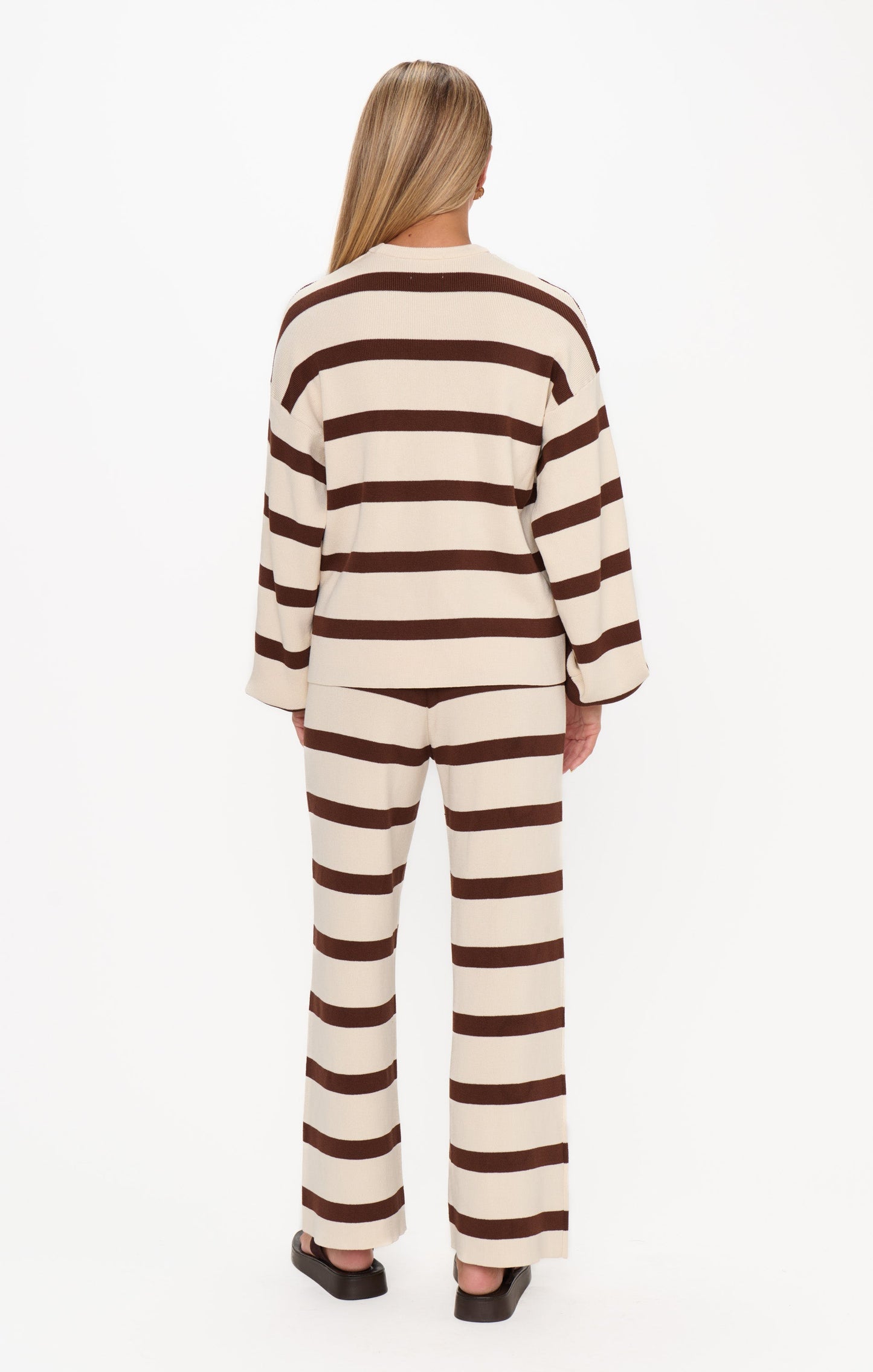 Pismo Sweater ~ Driftwood Stripe