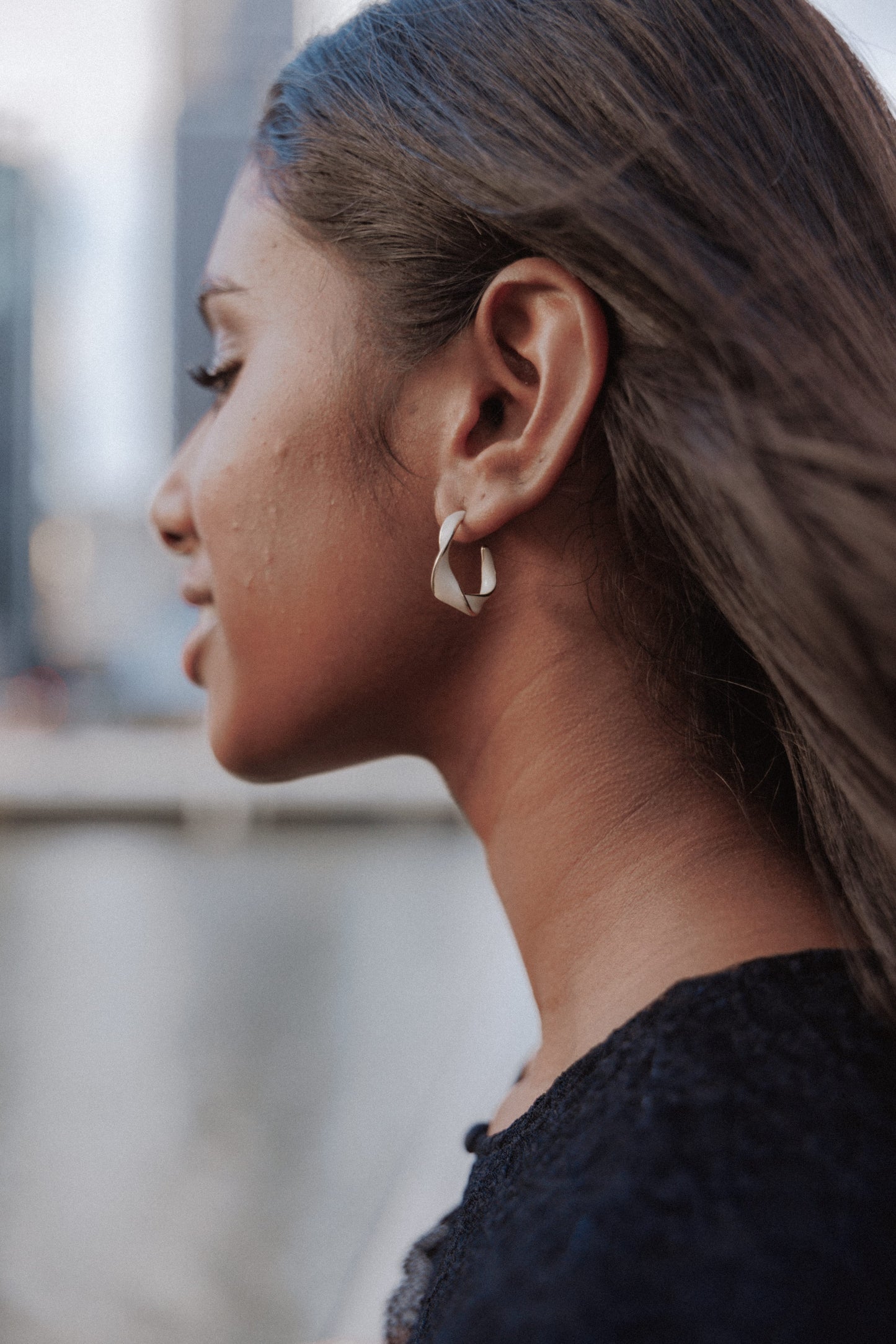 Clementine Earrings - White
