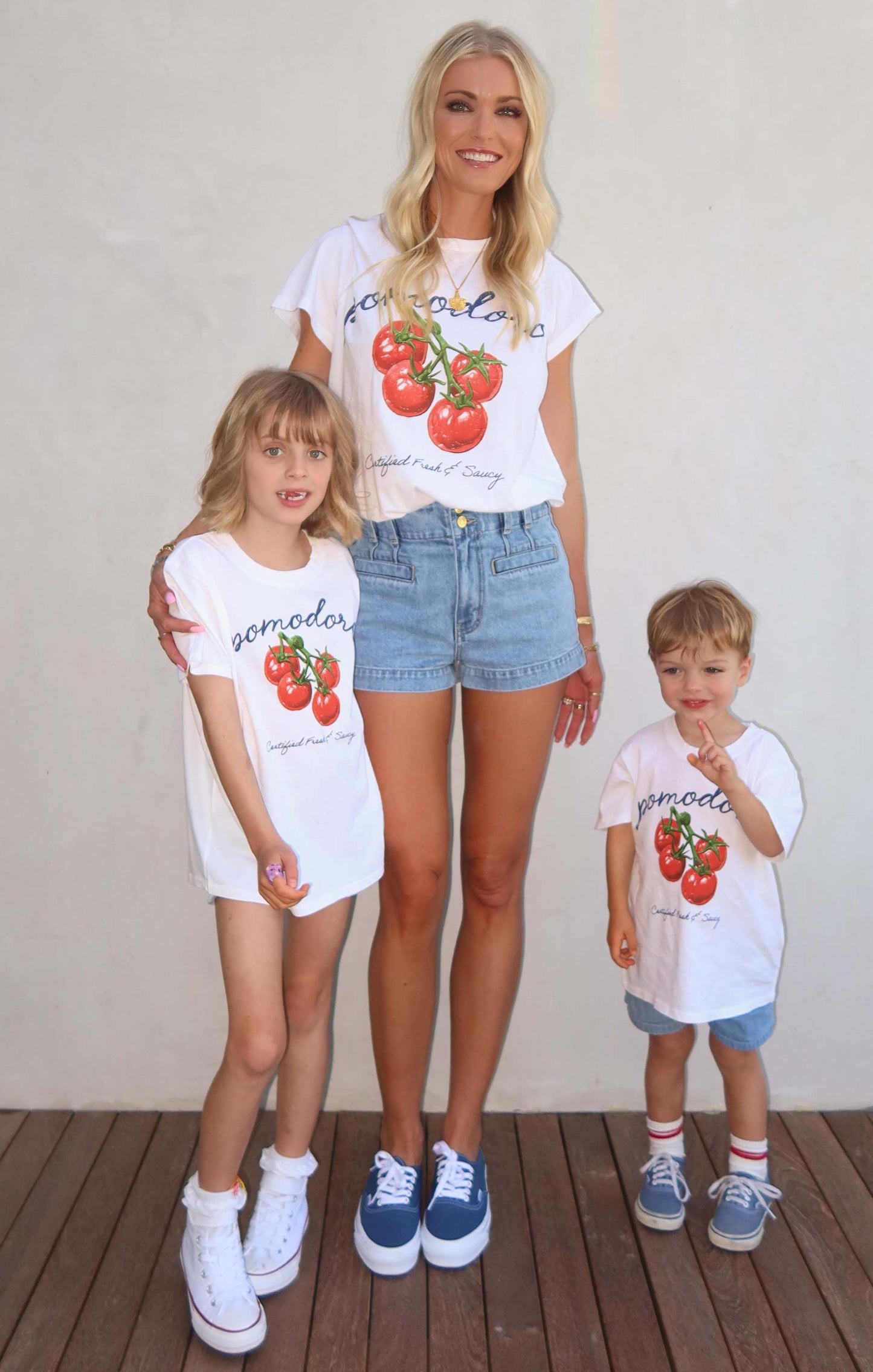Little Travis Tee ~ Pomodoro Graphic