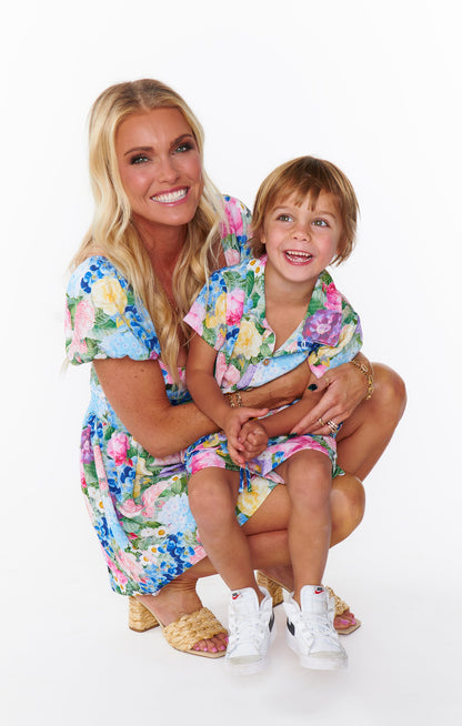 Lil Button Up Shirt ~ Flower Shop