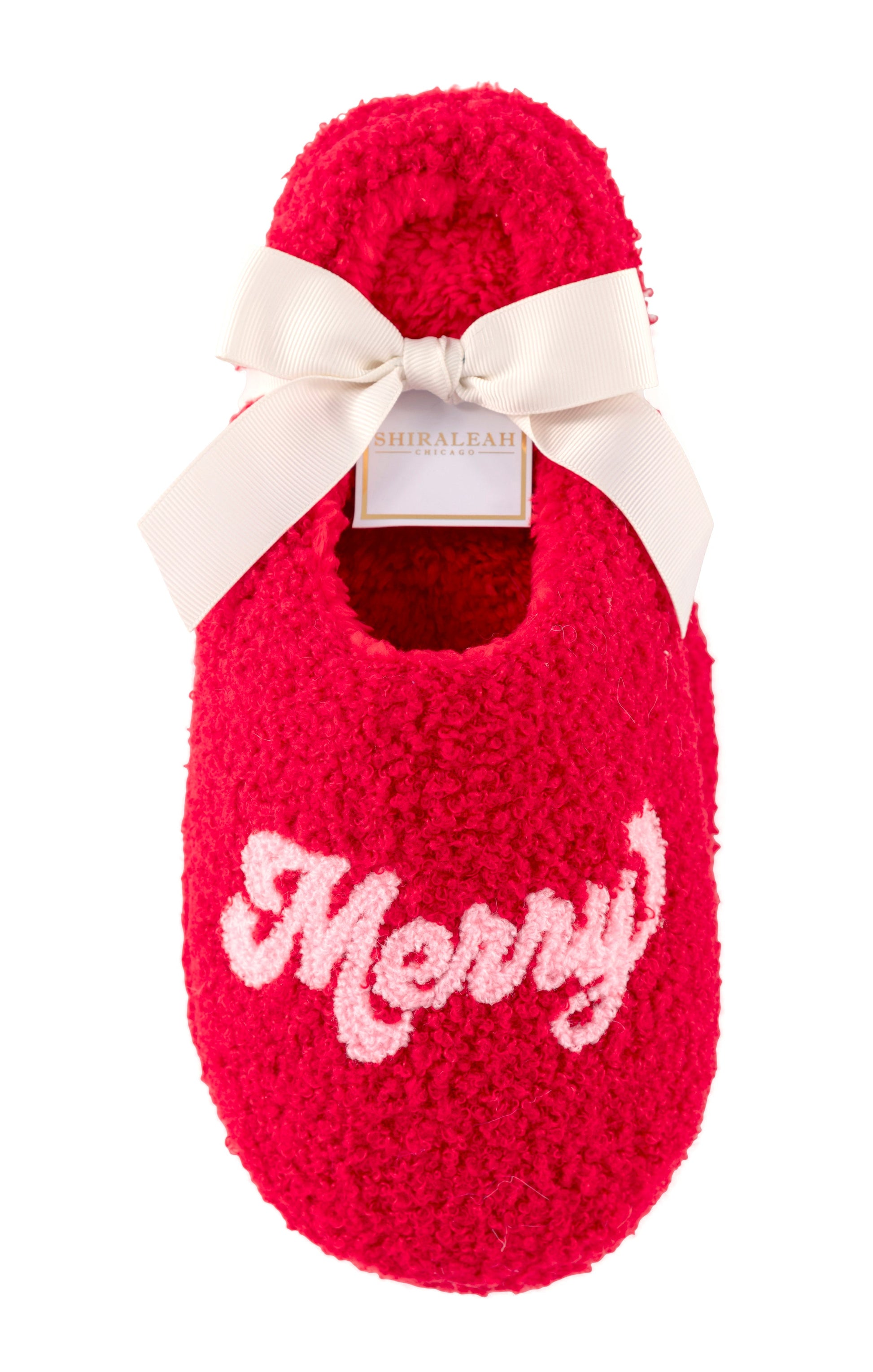 Merry Slippers ~ Red