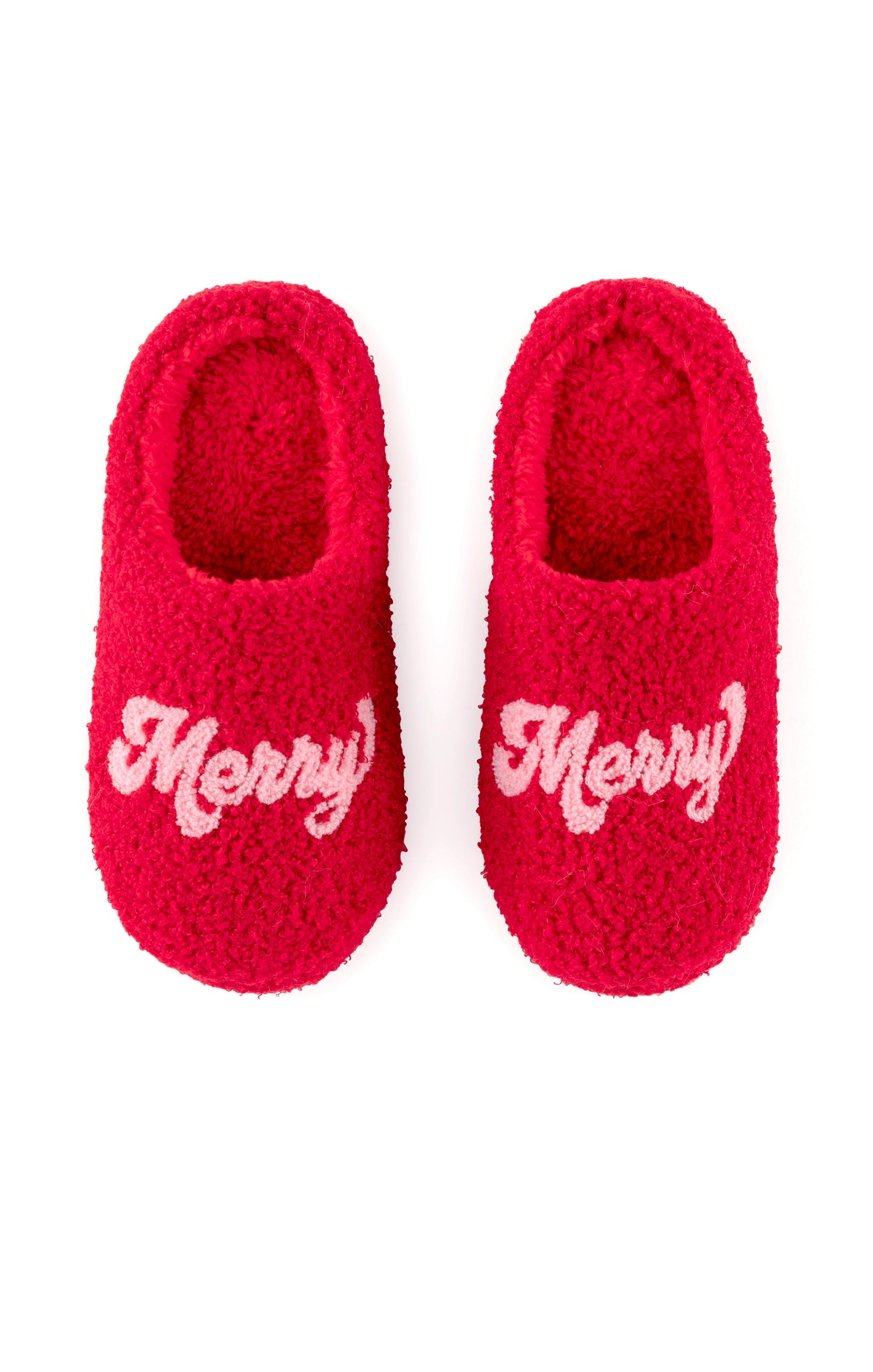 Merry Slippers ~ Red