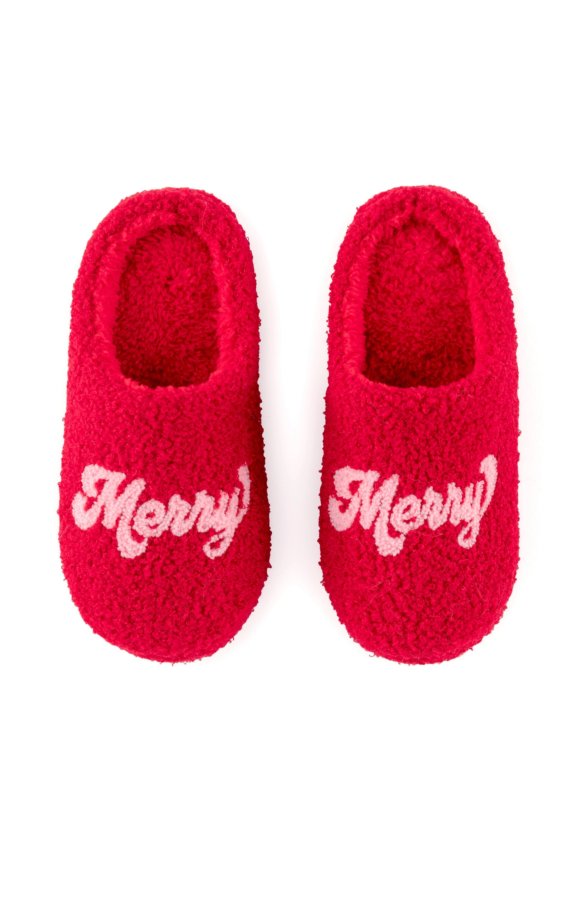 Merry Slippers ~ Red