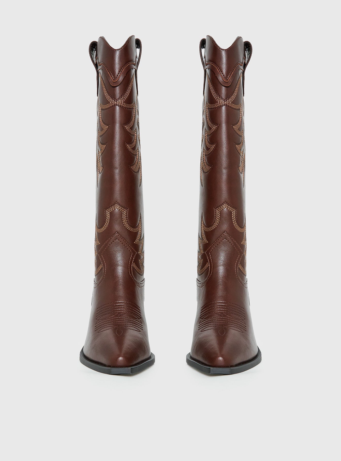 Billini Evalynn Cowboy Boots Fudge