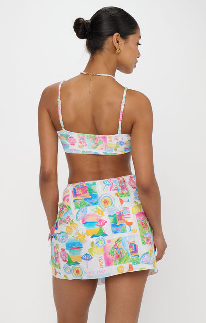 Leyla Sarong ~ Amalfi Coast Linen