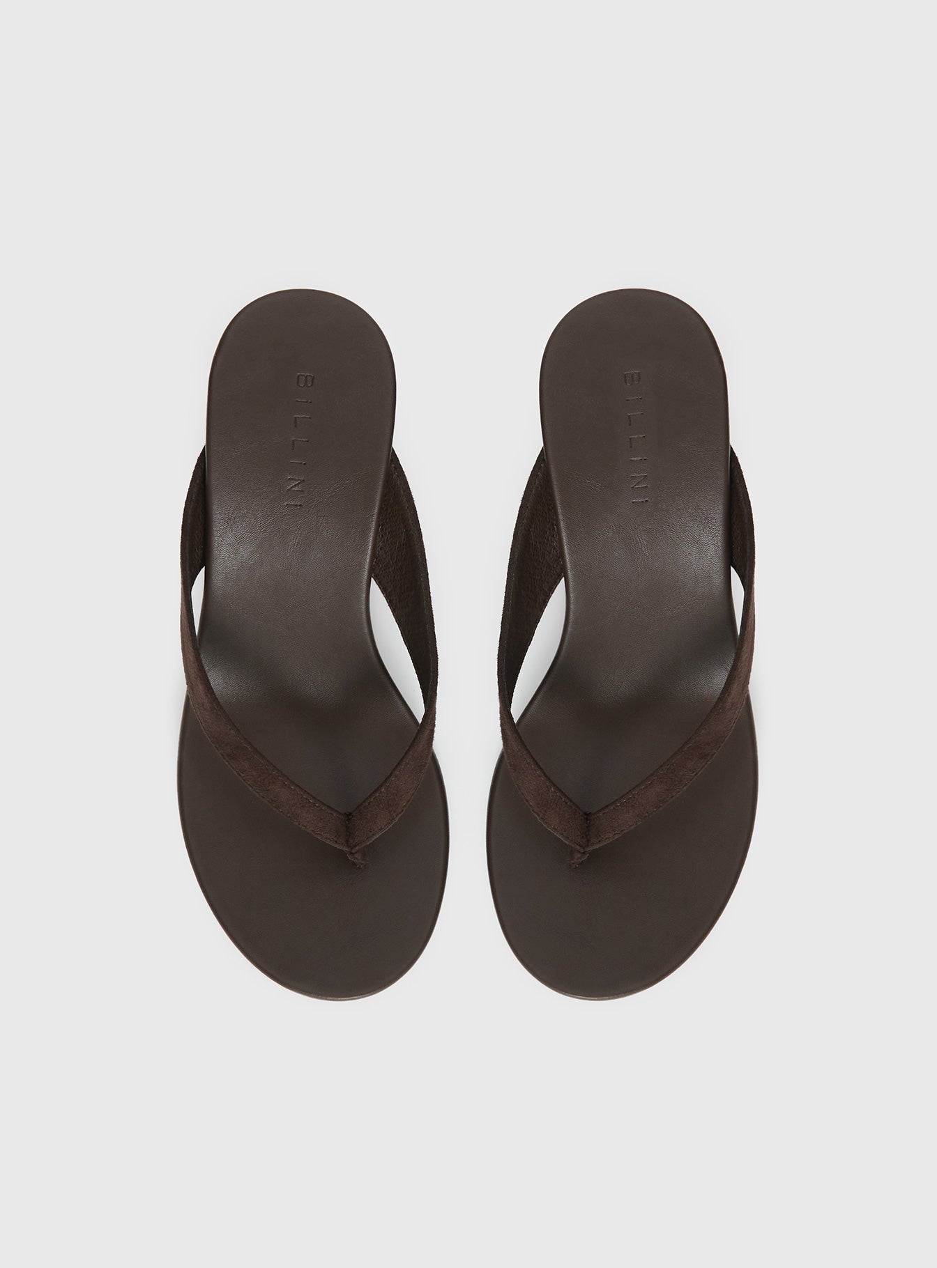 Billini Ravyn Heels Dark Cacao Faux Suede