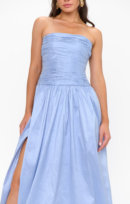 Morgan Maxi Dress ~ Borrowed Blue Taffeta