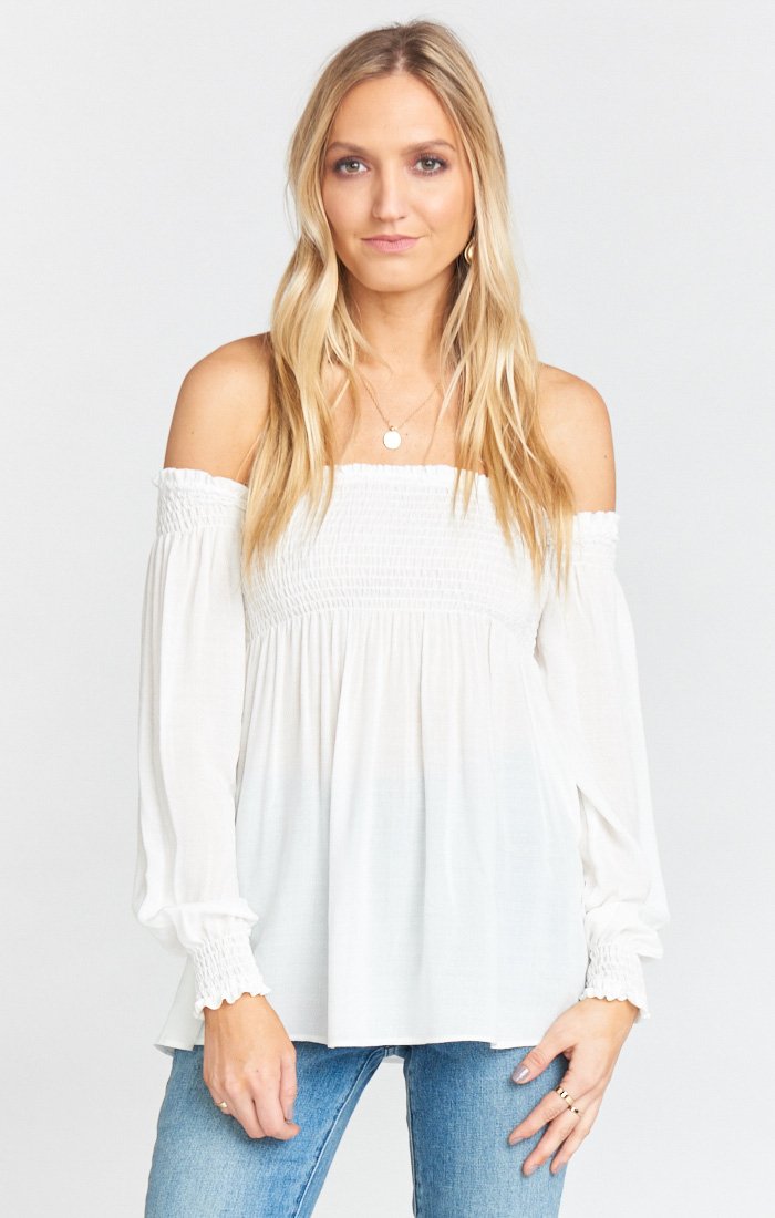 Raquel Smocked Top