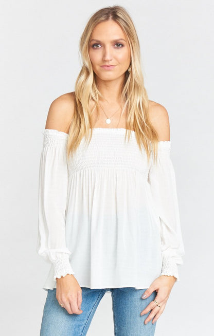 Raquel Smocked Top