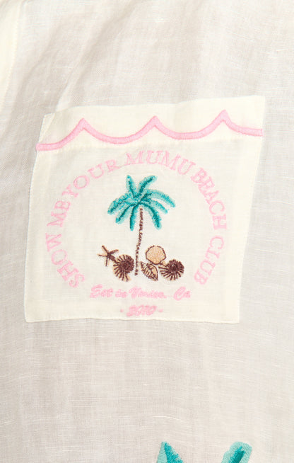 Parker Button Down ~ Beachfront Embroidery