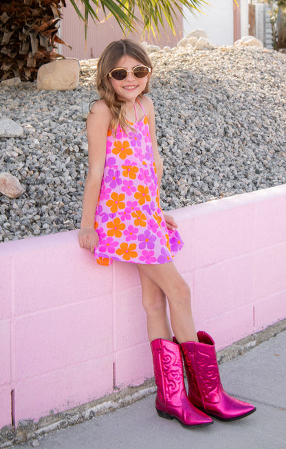 Little Caroline Mini ~ Pink Daisy