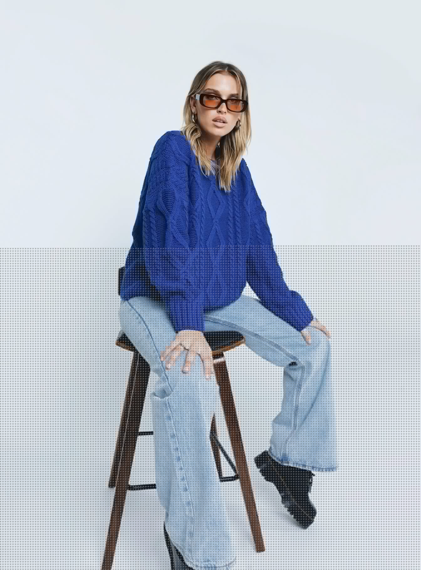 Anaya Oversized Sweater Monday Blues