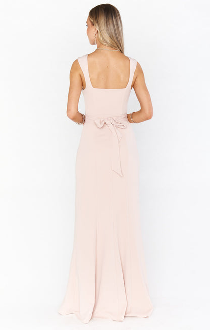 Paris Gown ~ Dusty Blush Stretch