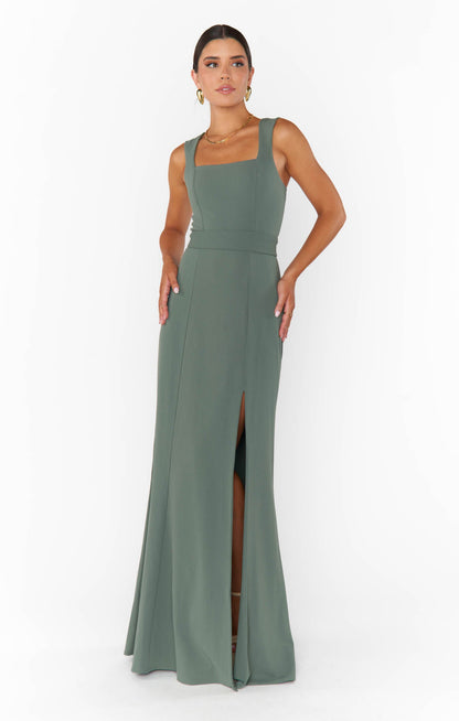 Paris Gown ~ Deep Sage Stretch