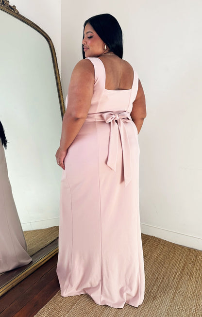 Paris Gown ~ Dusty Blush Stretch