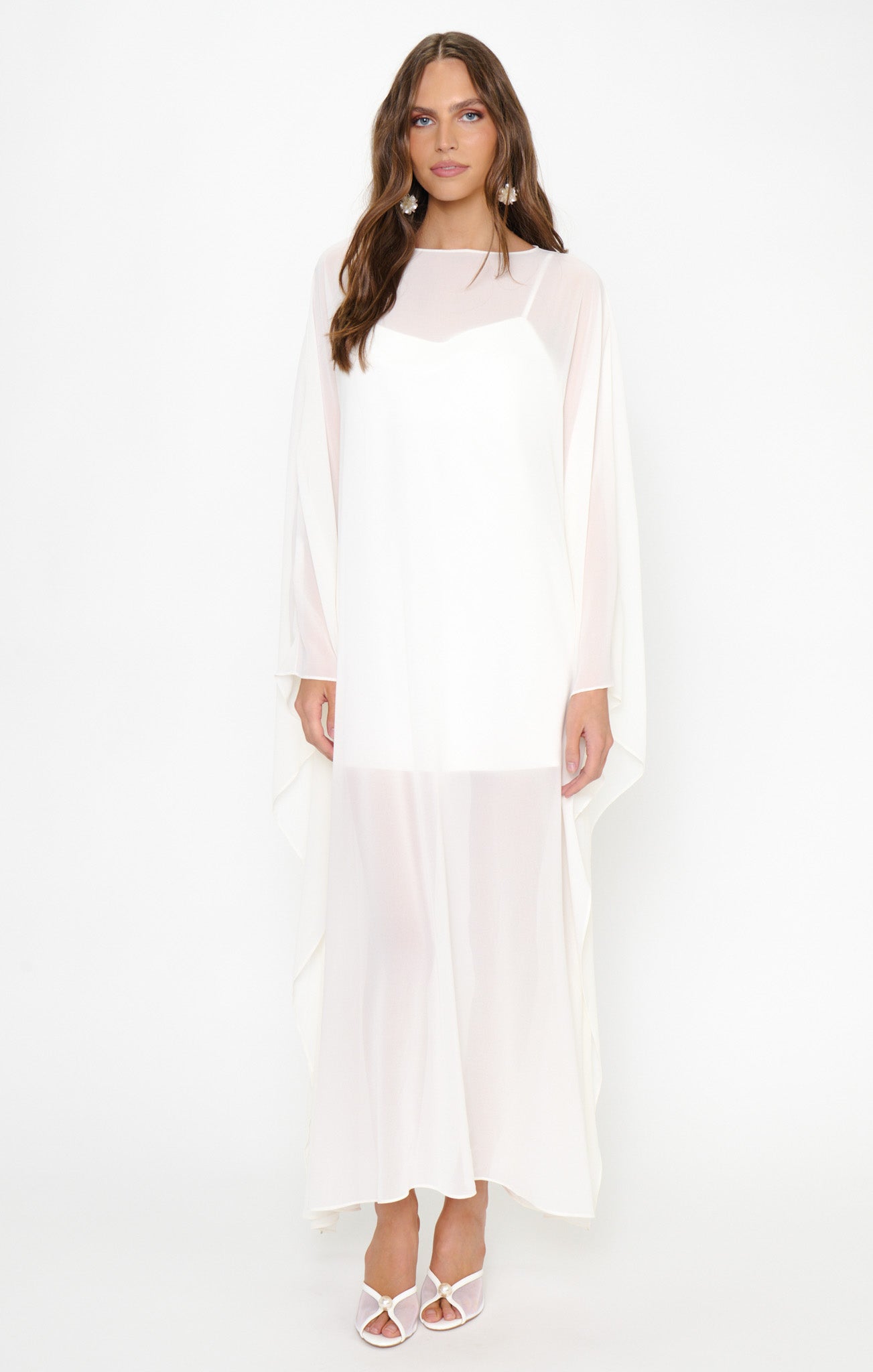 Olsen Maxi Dress ~ Wedding Cake Chiffon