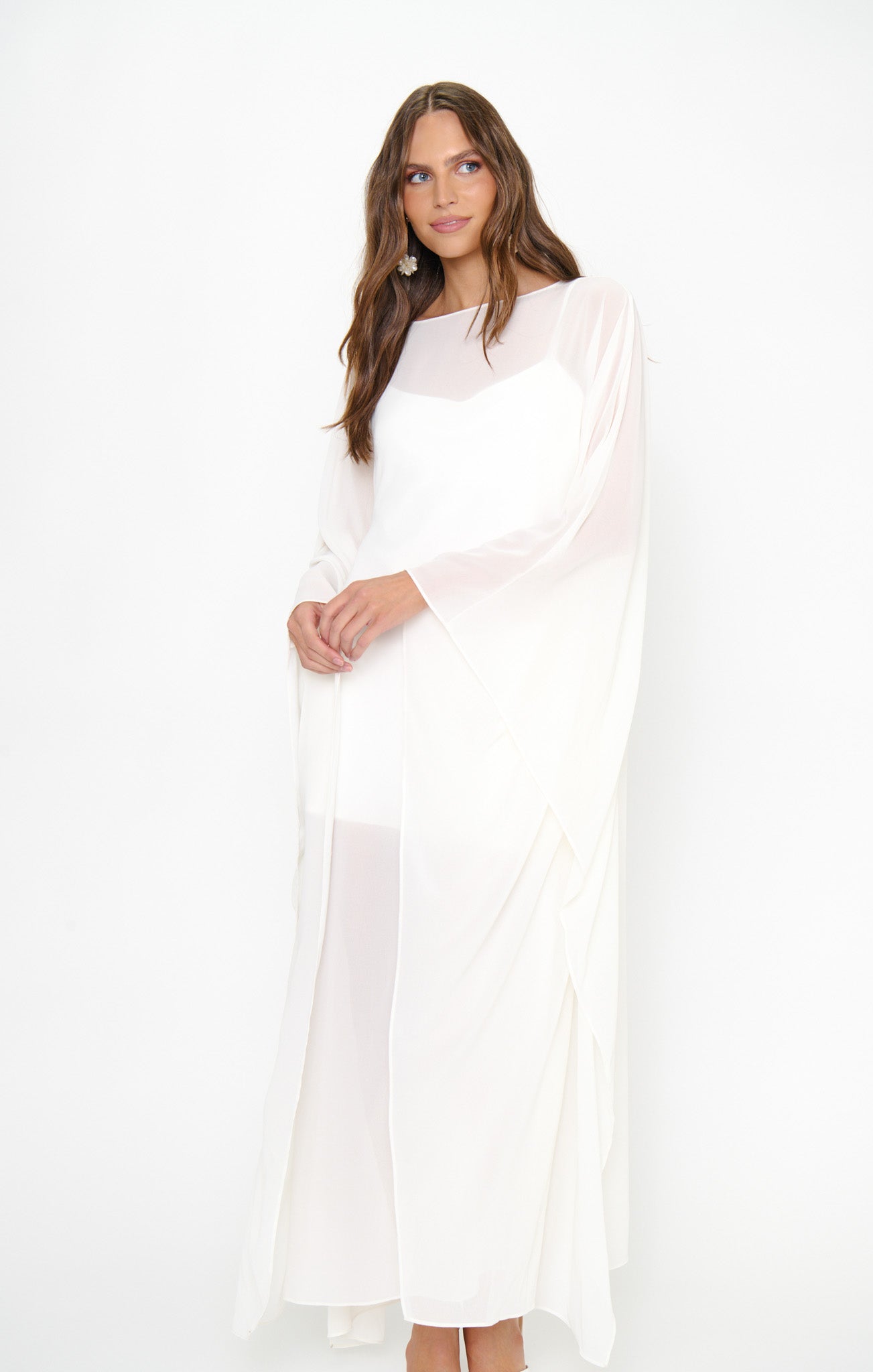 Olsen Maxi Dress ~ Wedding Cake Chiffon