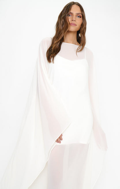 Olsen Maxi Dress ~ Wedding Cake Chiffon