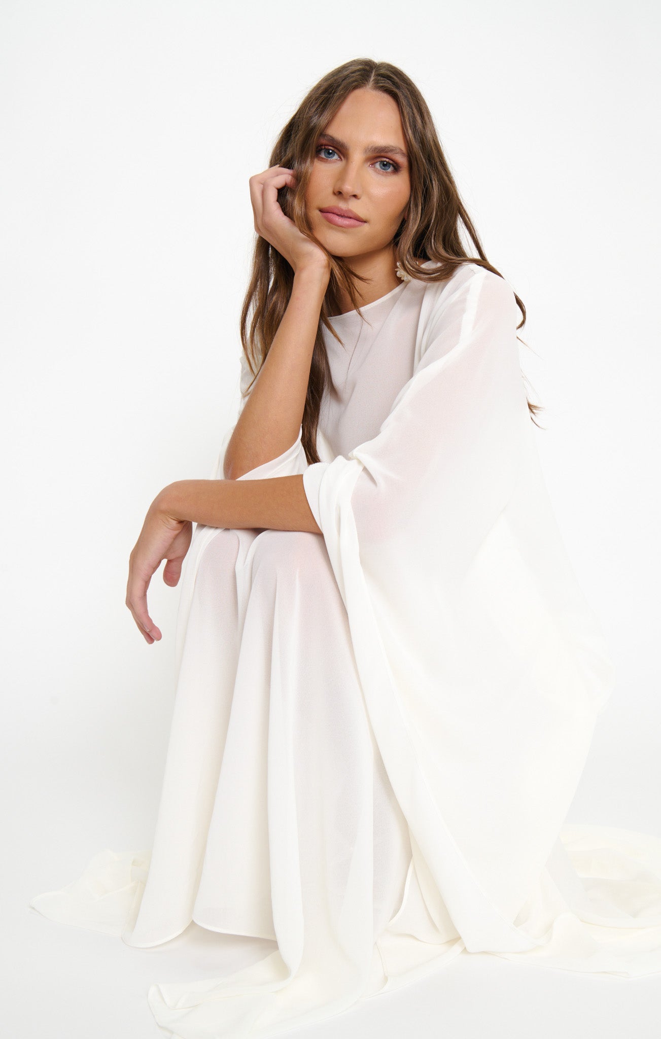Olsen Maxi Dress ~ Wedding Cake Chiffon