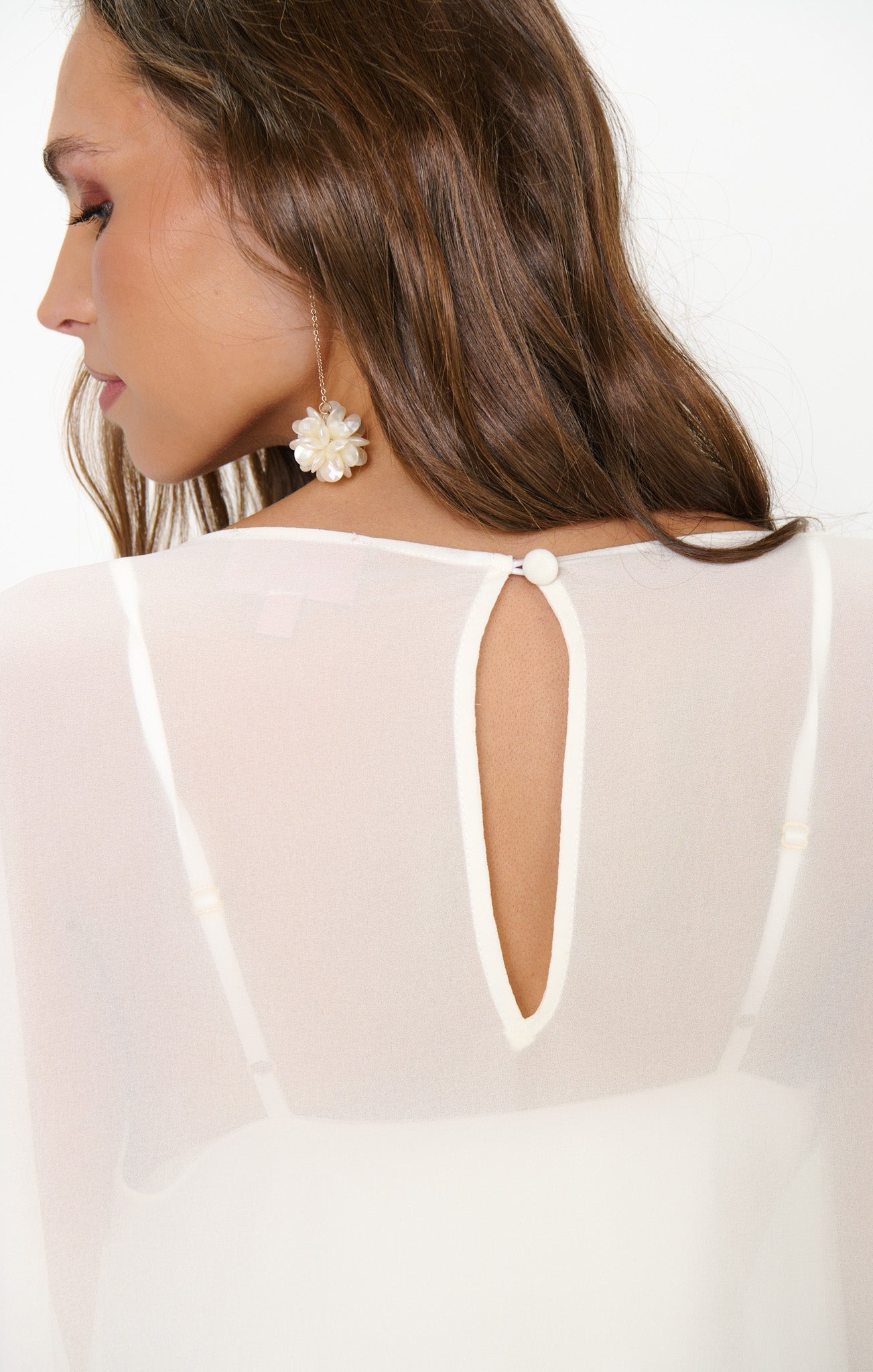 Olsen Maxi Dress ~ Wedding Cake Chiffon