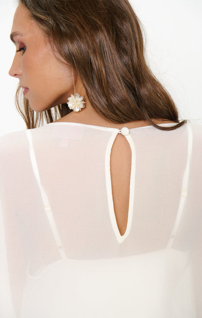 Olsen Maxi Dress ~ Wedding Cake Chiffon