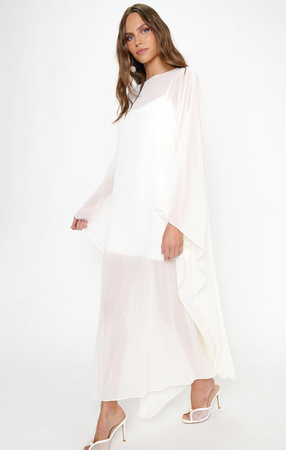 Olsen Maxi Dress ~ Wedding Cake Chiffon