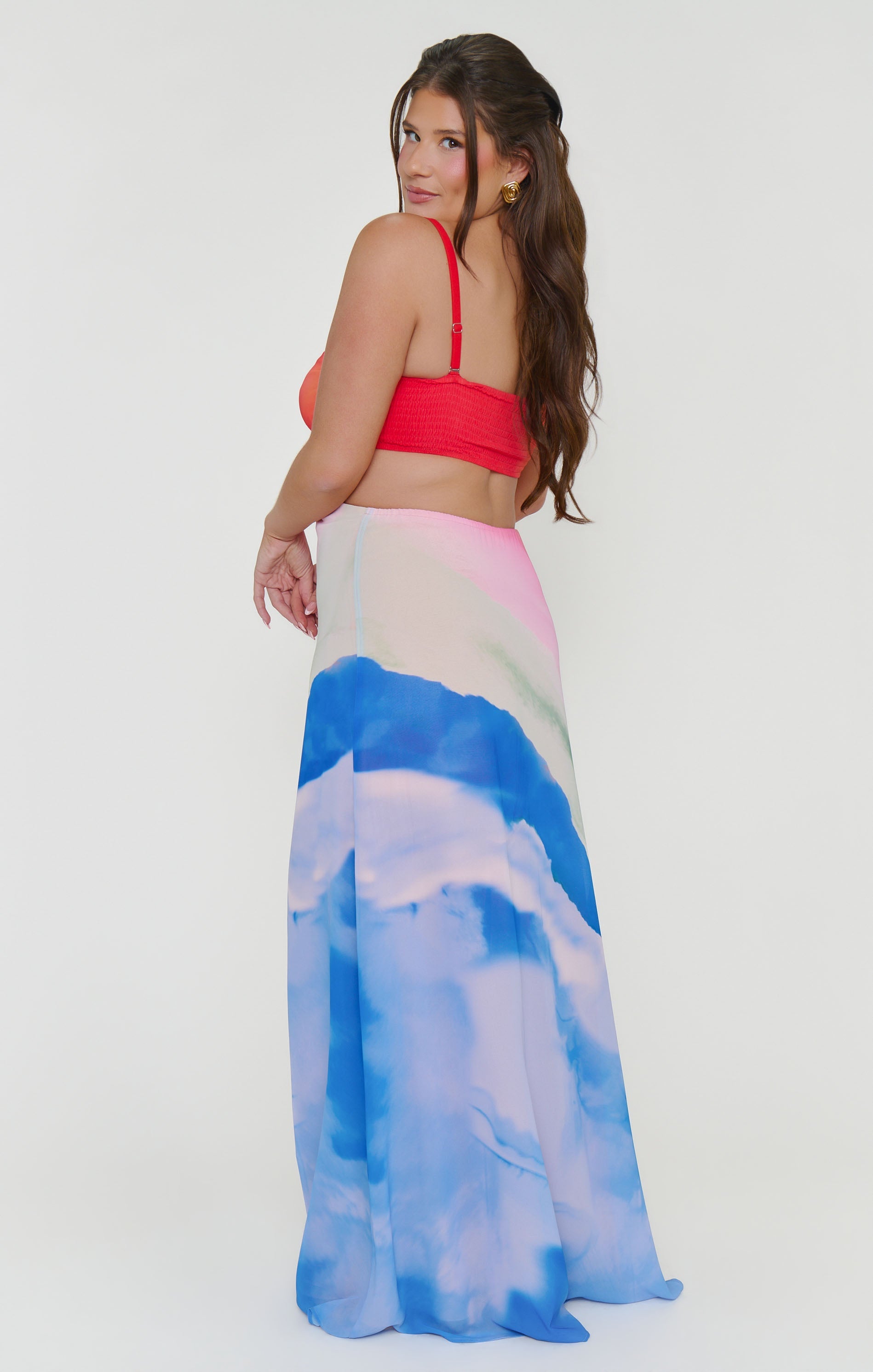 Niki Maxi Dress ~ Sunset