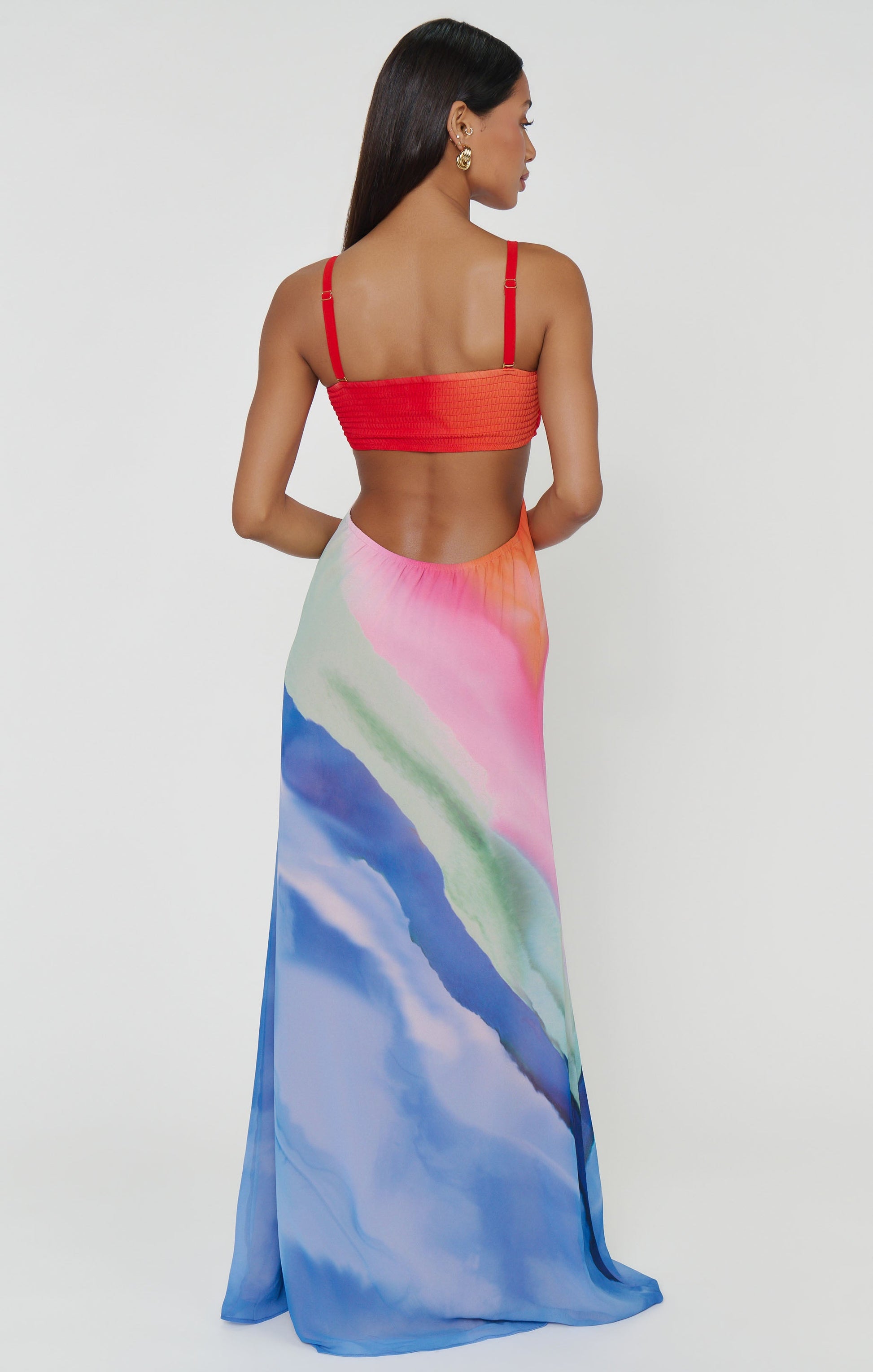 Niki Maxi Dress ~ Sunset