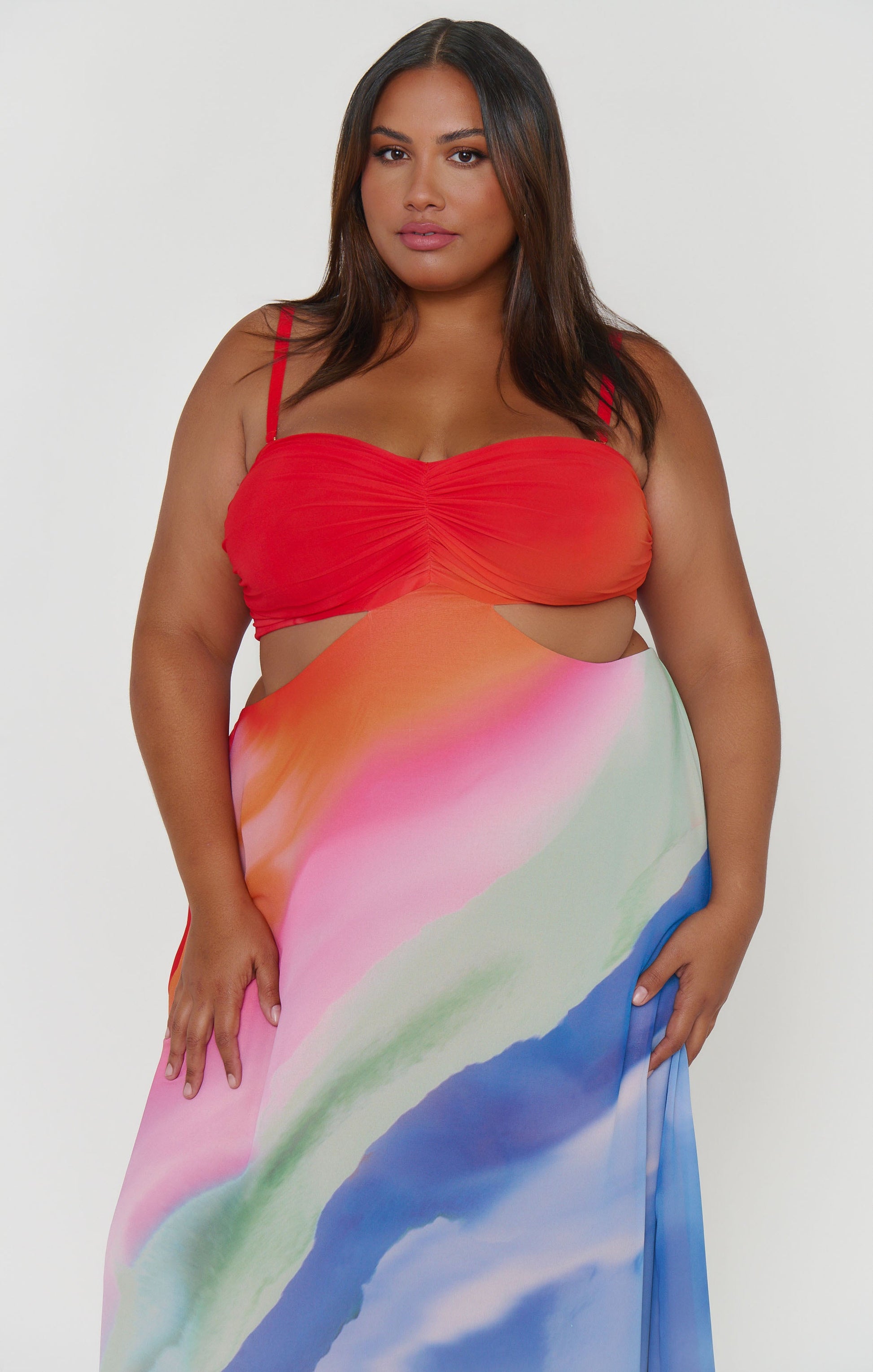 Niki Maxi Dress ~ Sunset