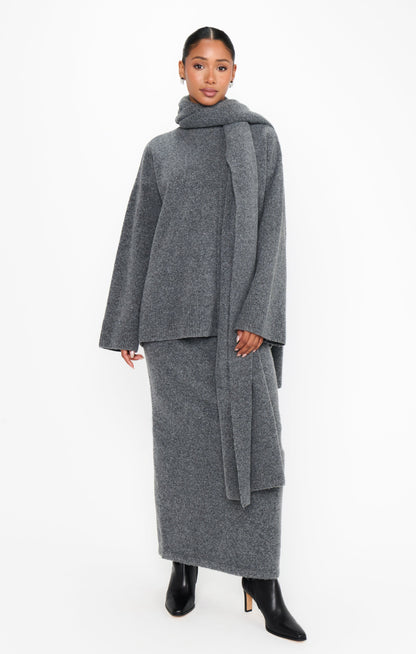 Oslo Sweater ~ Grey Knit