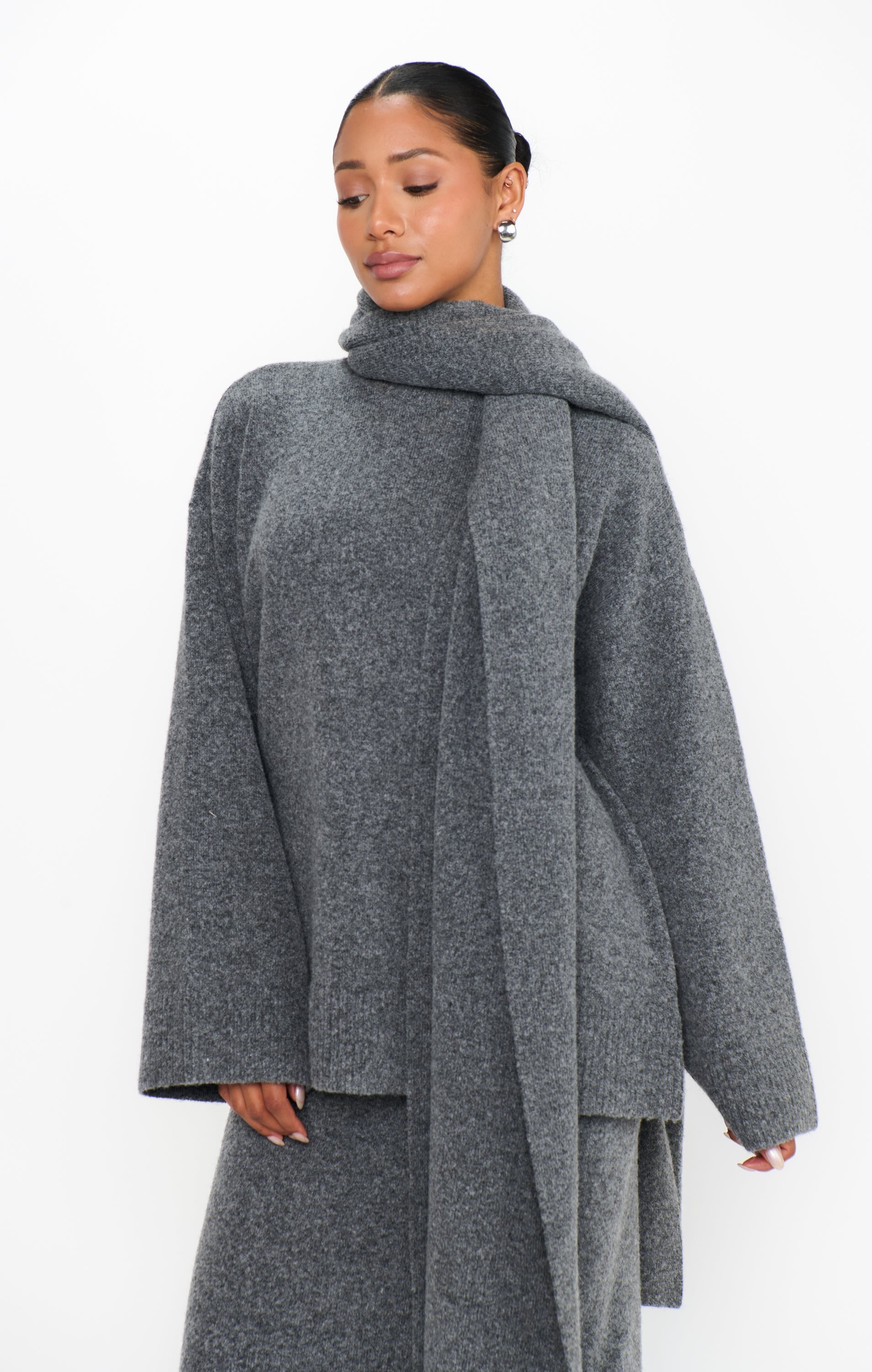 Oslo Sweater ~ Grey Knit
