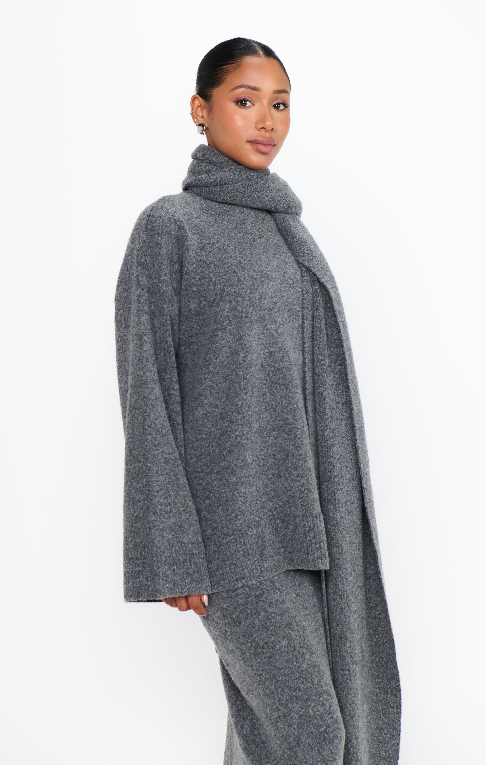Oslo Sweater ~ Grey Knit