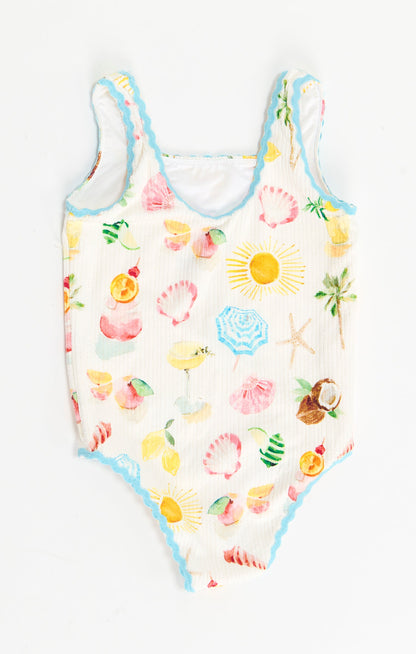 Little Babe One Piece ~ Seaside Treasures Scallop