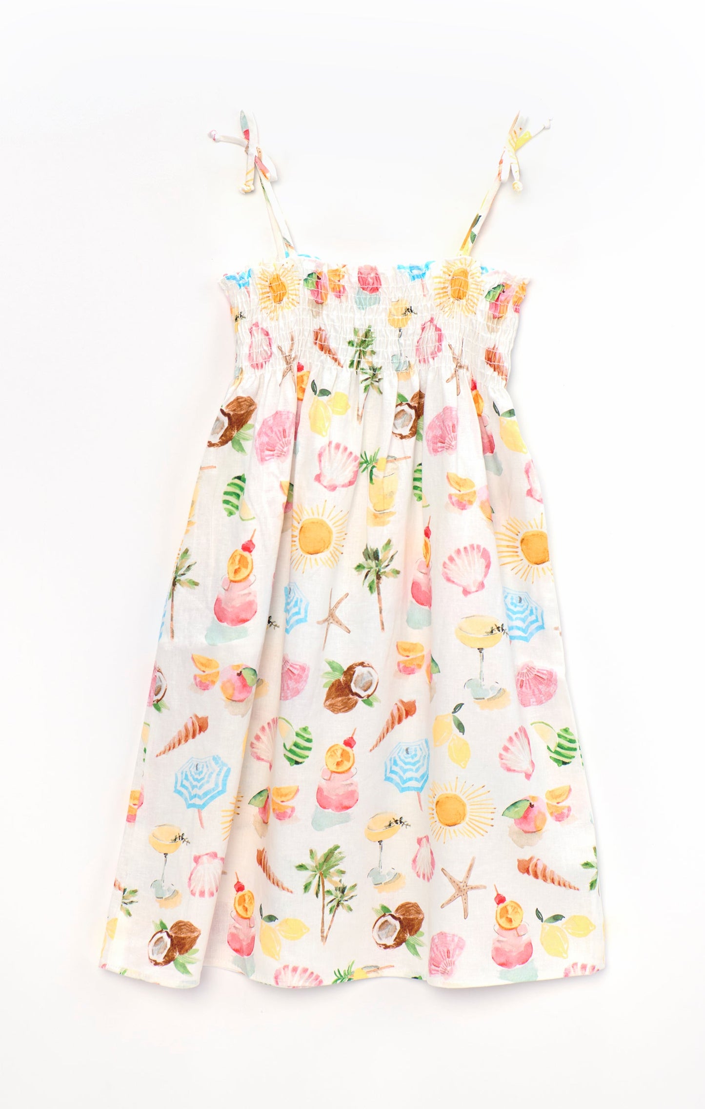 Lola Smocked Dress ~ Seaside Treasures