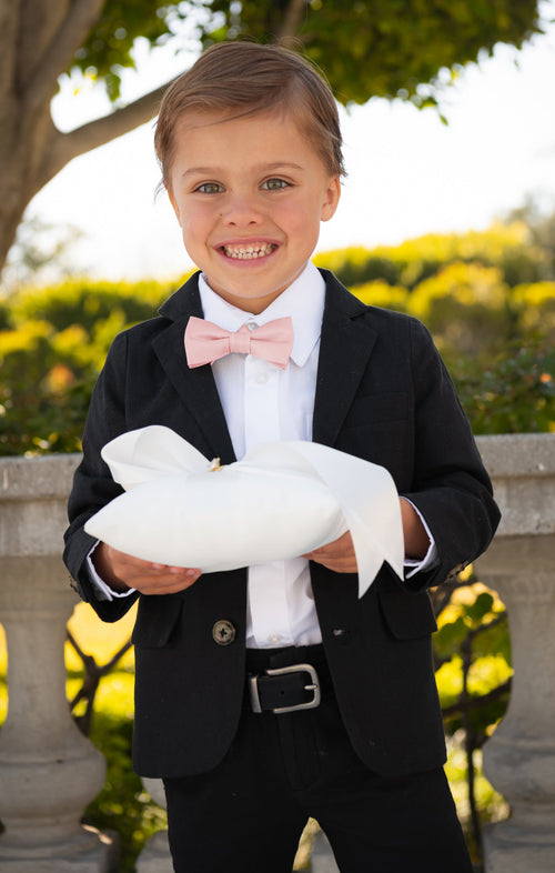 Range Kids Bow Tie ~ Rose Gold Solid