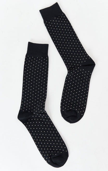 Owen Sock ~ Black Dots