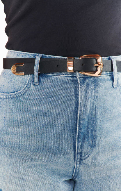 Petit Moments Square Belt ~ Black