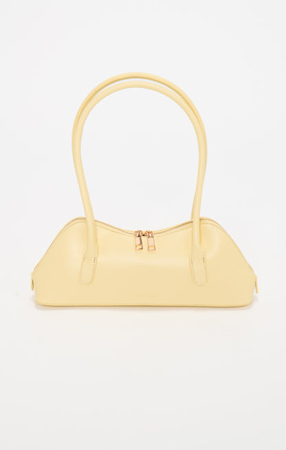 Melie Bianco Dakota Shoulder Bag ~ Pale Yellow
