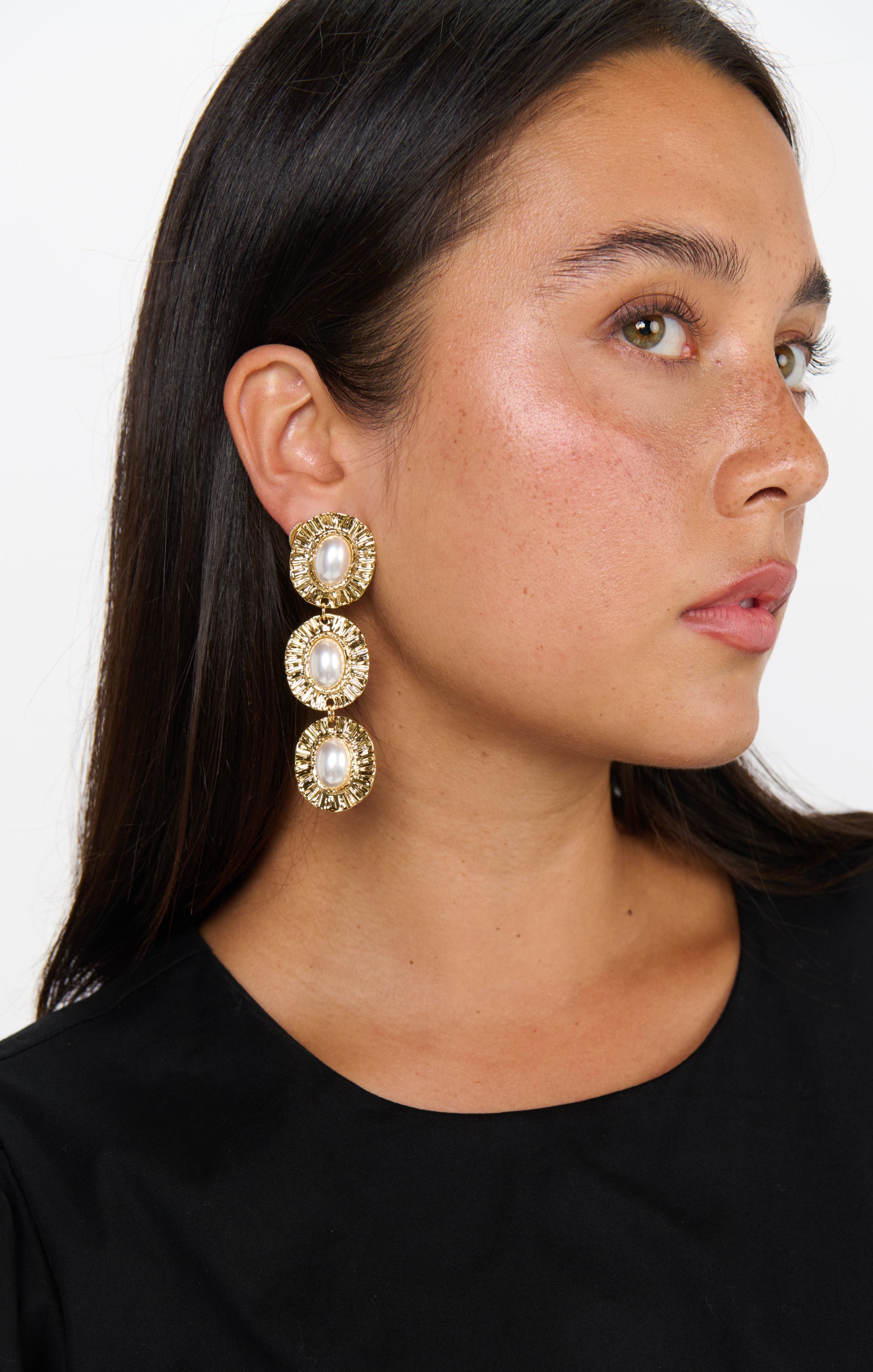 Petit Moments Providence Earrings ~ Gold