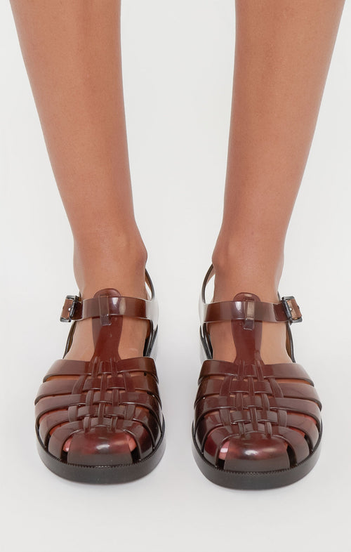 Melissa Possession Jelly Sandal ~ Brown