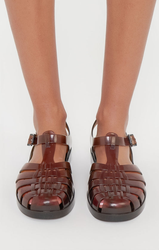 Melissa Possession Jelly Sandal ~ Brown