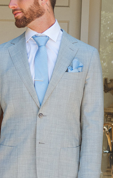 Nico Neck Tie ~ Baby Blue