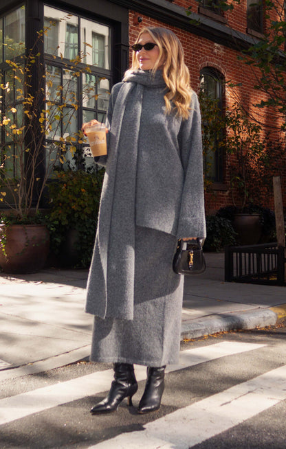 Oslo Sweater ~ Grey Knit