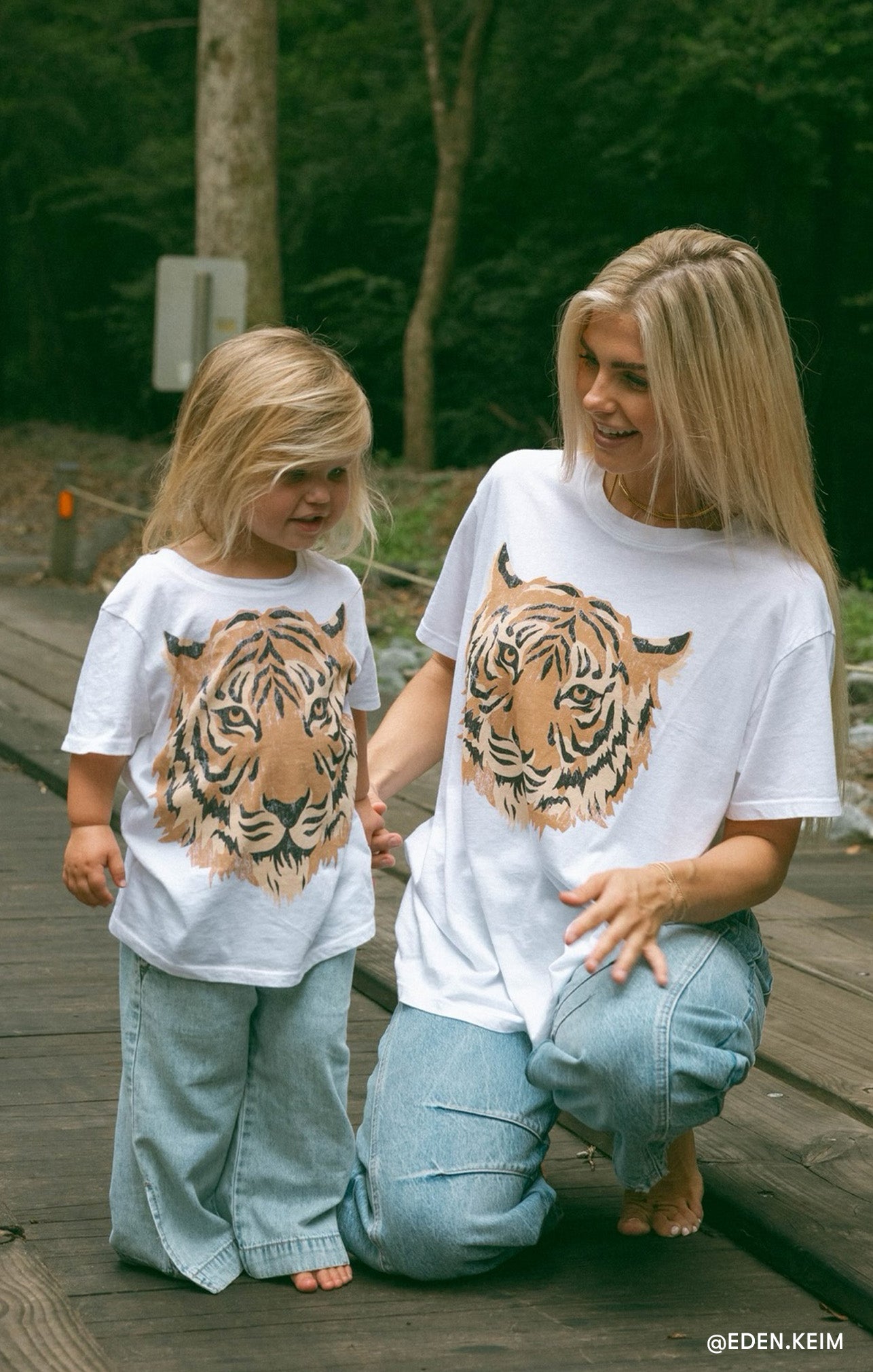 Little Travis Tee ~ Tiger Graphic
