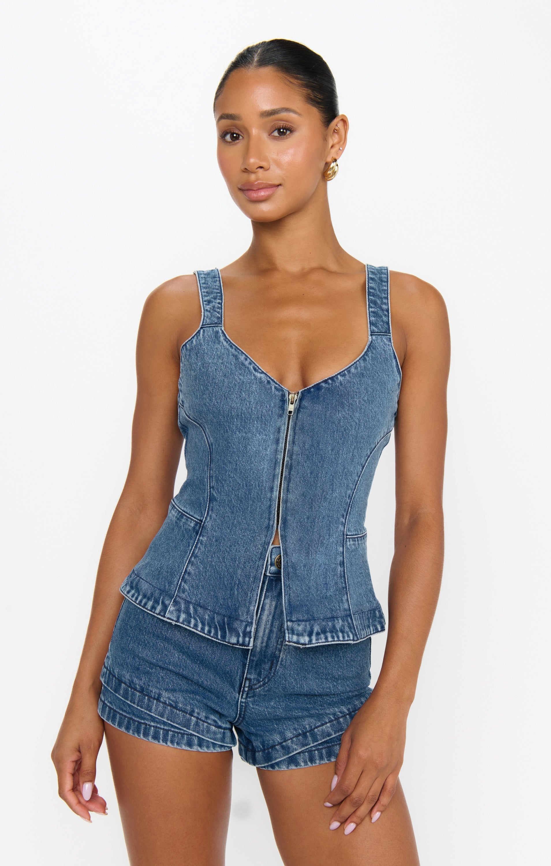 Miami Hot Shorts ~ Waterfall Blue