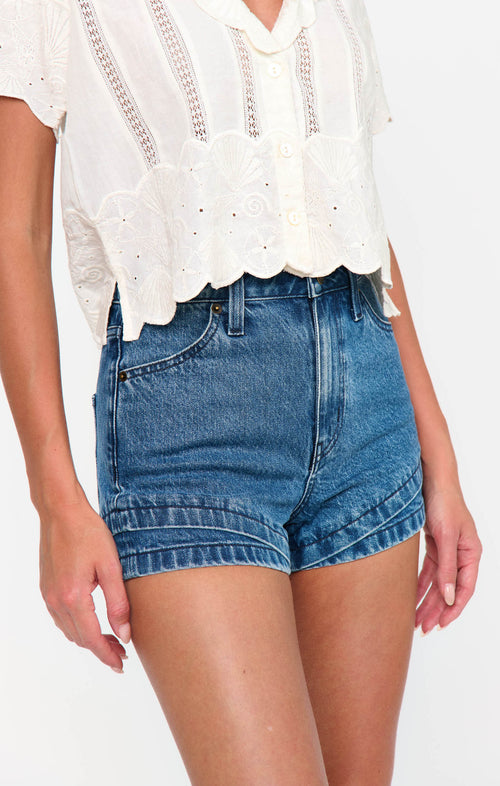 Miami Hot Shorts ~ Waterfall Blue