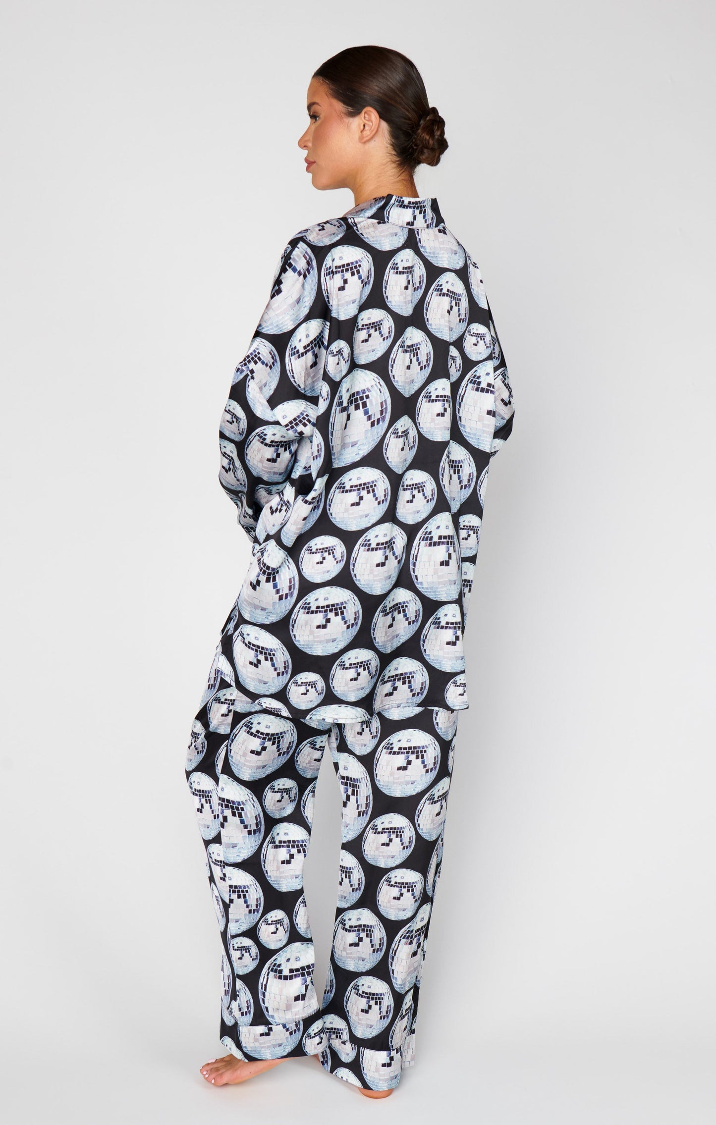 Overslept PJ Set ~ Disco Ball Silky