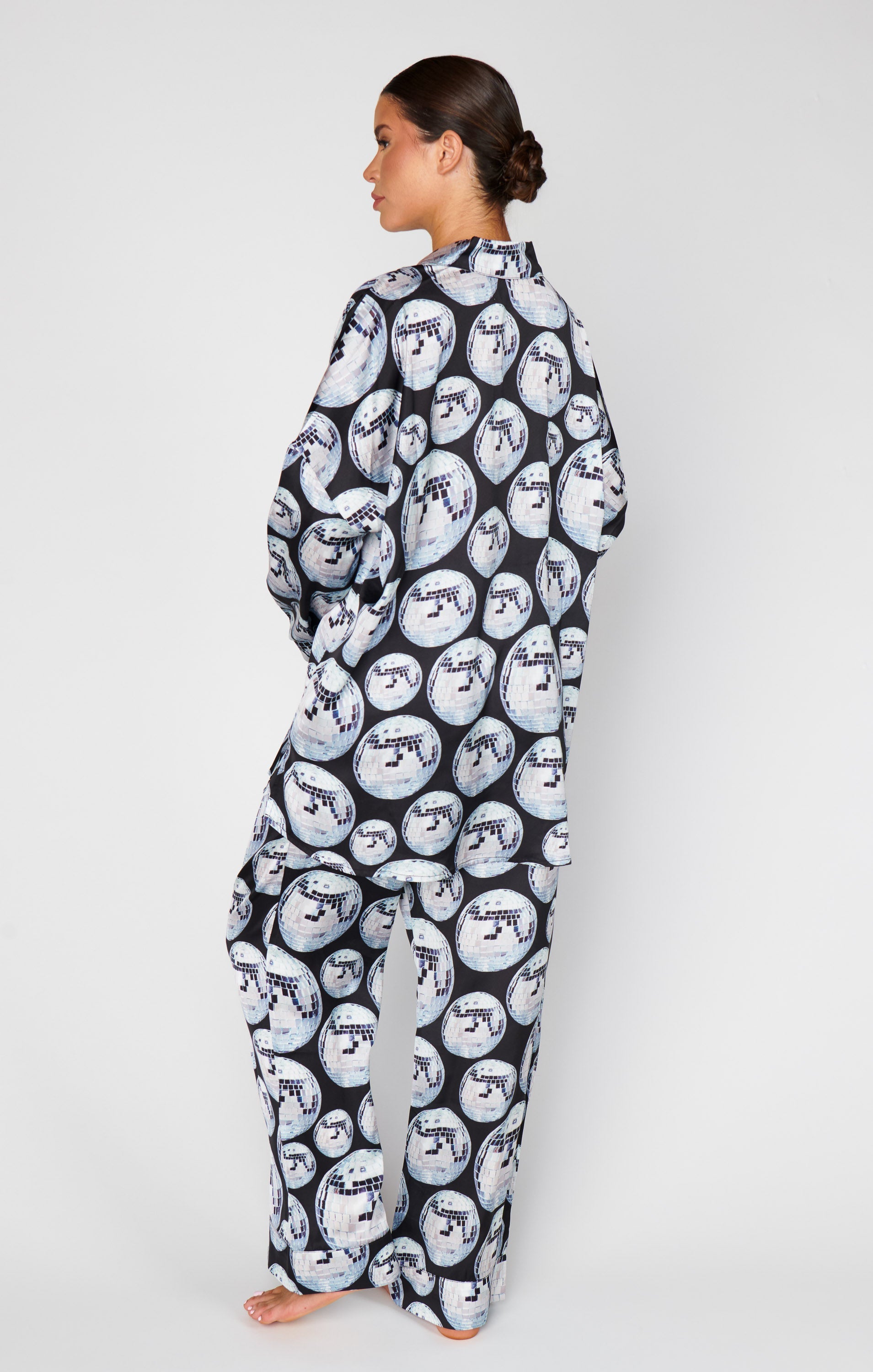 Overslept PJ Set ~ Disco Ball Silky