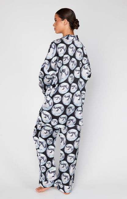 Overslept PJ Set ~ Disco Ball Silky