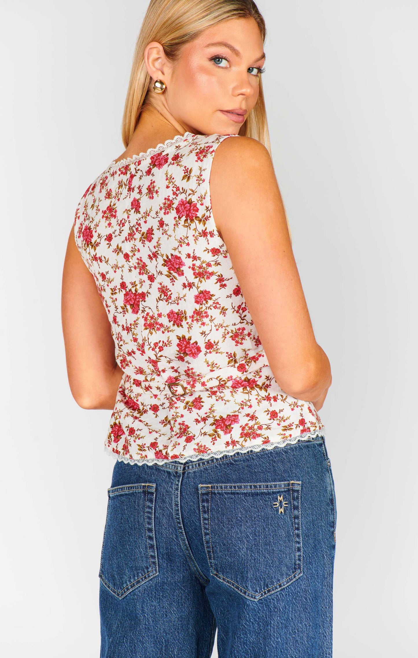 Mimi Top ~ Southern Roses